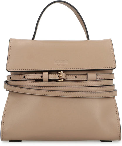Moschino – Moschino – Kleine Handtasche aus Leder „Tie Me“