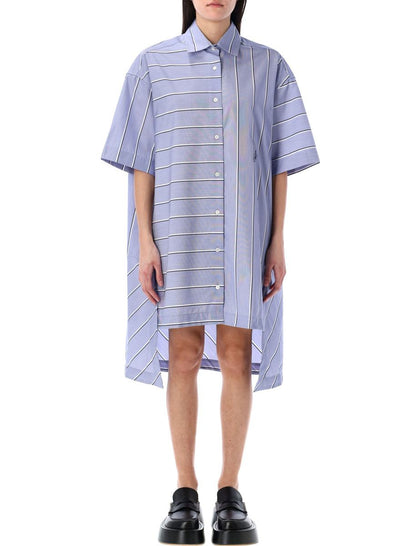 JW Anderson Hemdkleid mit Stufensaum