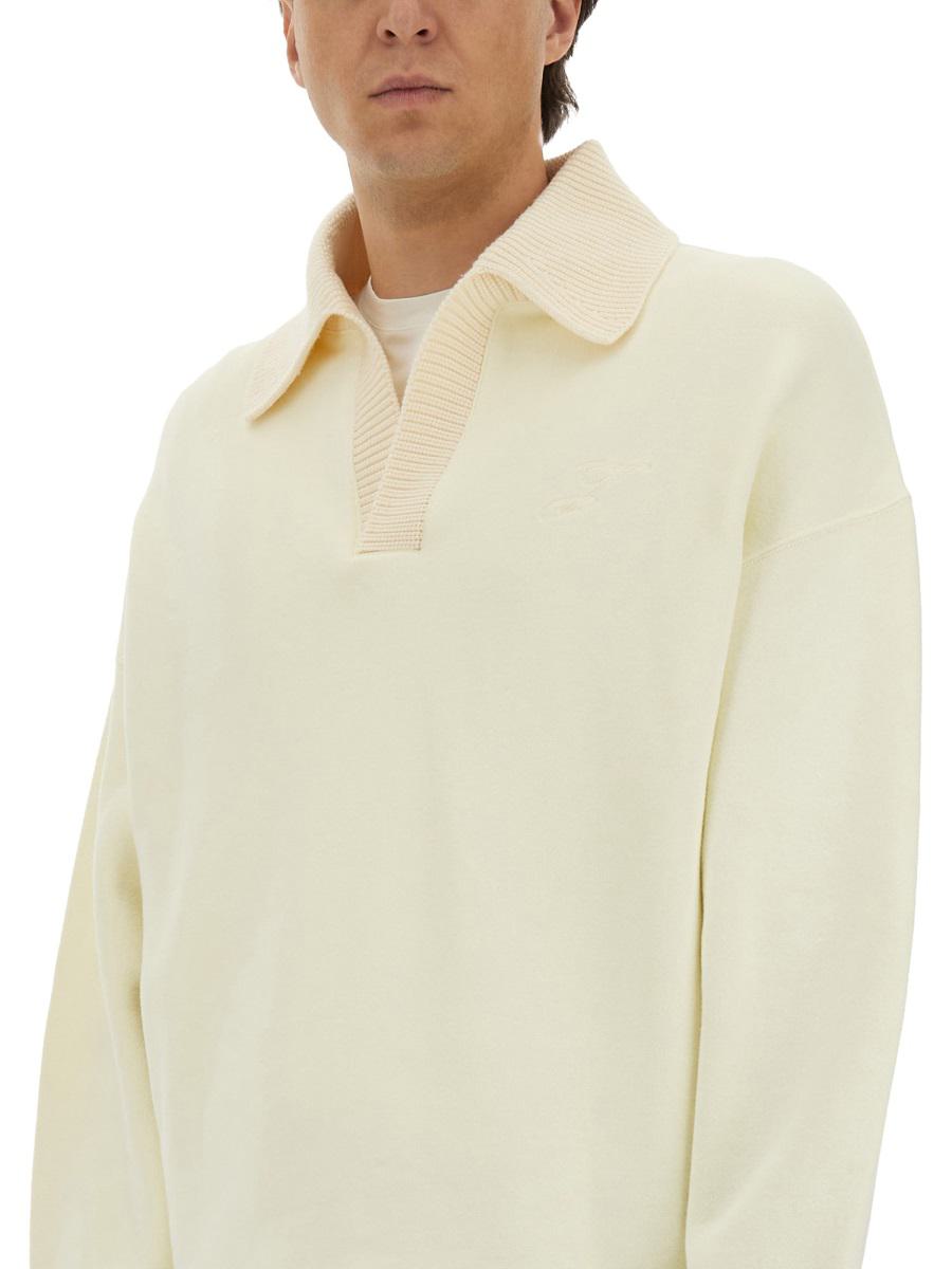 Jacquemus Langarm-Poloshirt „Stitch“