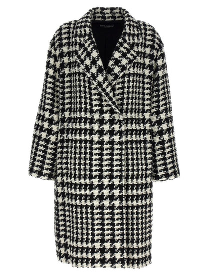 Dolce &amp; Gabbana „Pied De Poule“-Mantel