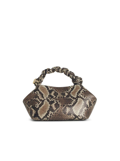Ganni Kleine, mehrfarbige Tasche „Bou“ aus Ledermischung