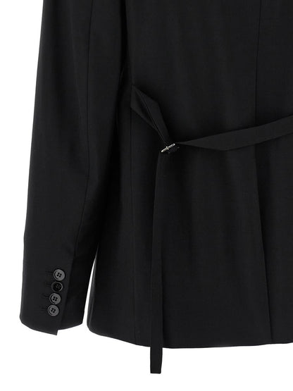 Nensi Dojaka Belt Blazer