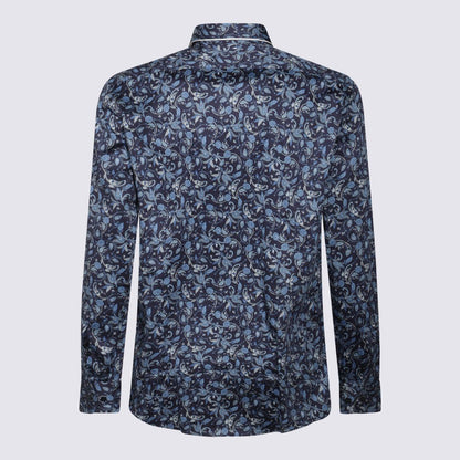 Blaues Baumwollhemd von Etro