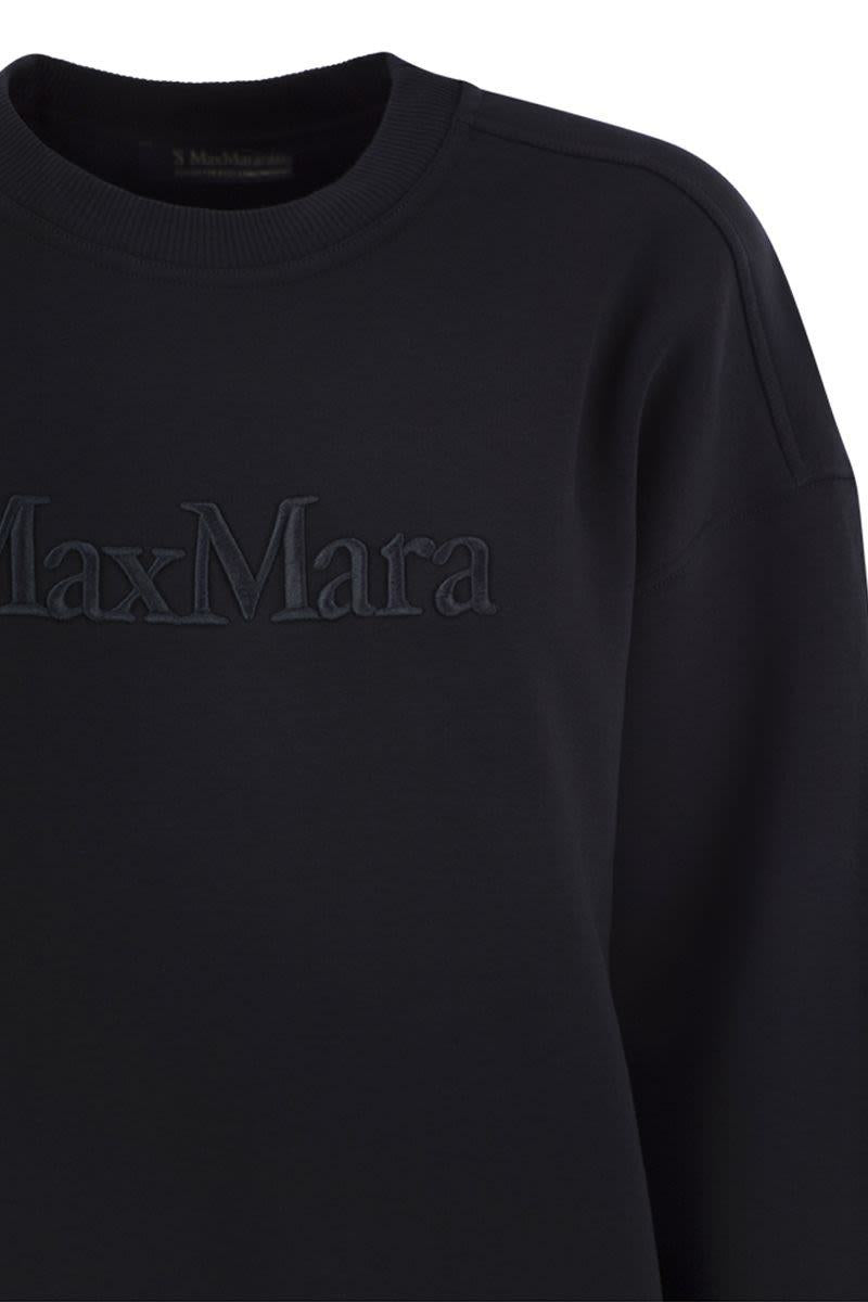 'S Max Mara Monza – Baumwoll-Sweatshirt mit Logo