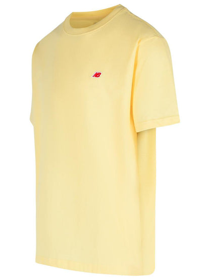 Braunes Baumwoll-T-Shirt von New Balance