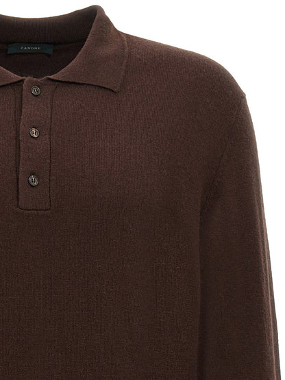 Zanone Poloshirt aus Kaschmirwolle