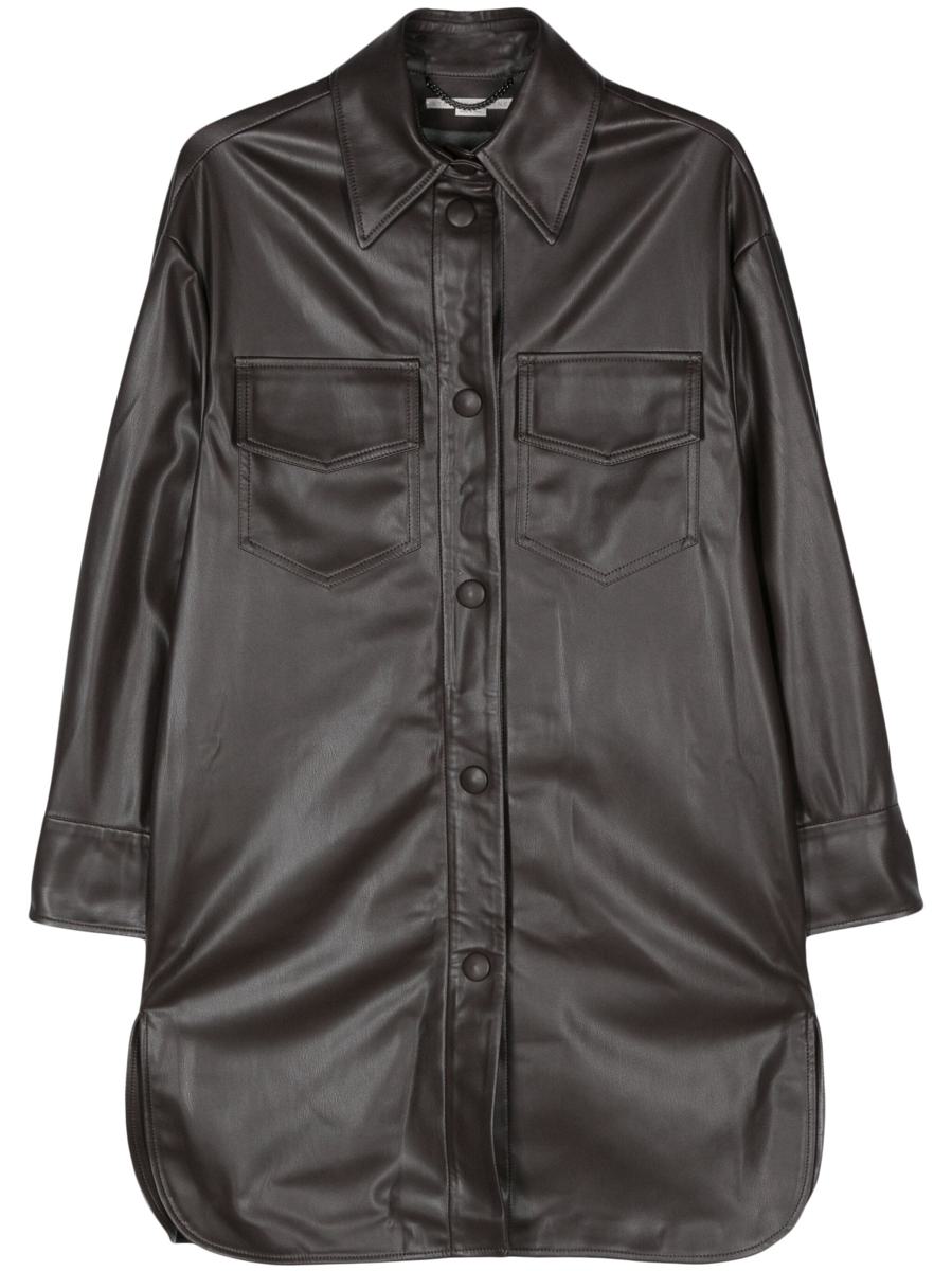 Stella McCartney Kunstleder-Überhemd