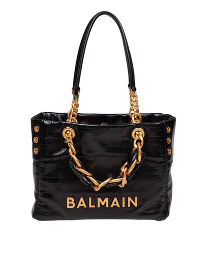 Balmain 1945 Weiche kleine Kalbsledertasche