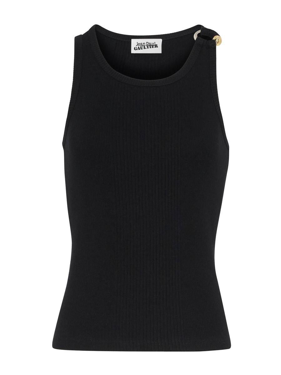 Jean Paul Gaultier Das schwarze Piercing-Top