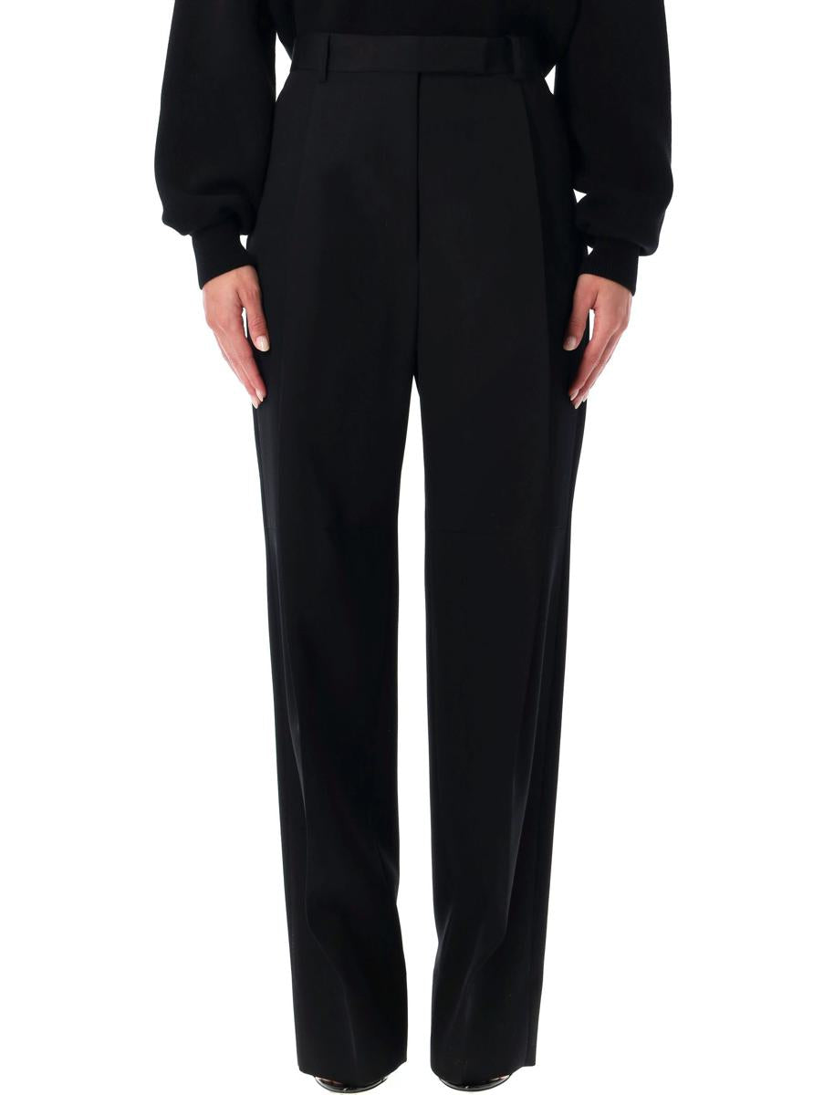 Tom Ford – Maßgeschneiderte Hose mit weitem Bein aus schwarzer Wolle