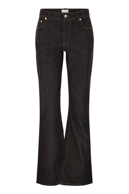Fabiana Filippi 5-Pocket-Jeanshose mit Schlag