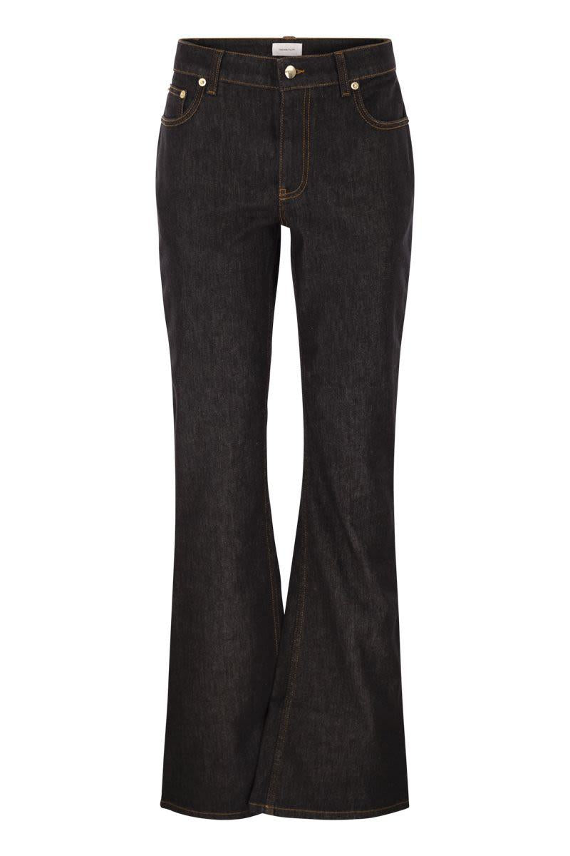 Fabiana Filippi 5-Pocket-Jeanshose mit Schlag