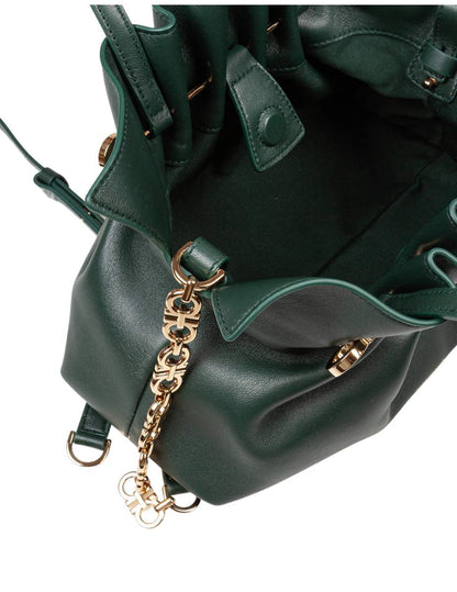 Salvatore Ferragamo – Schultertasche aus weichem Nappaleder