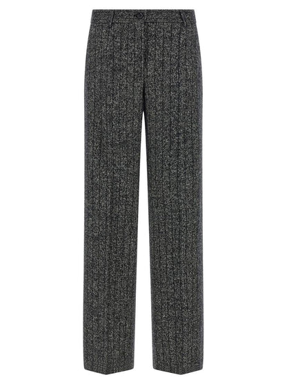 Dolce &amp; Gabbana gestreifte Wollhose