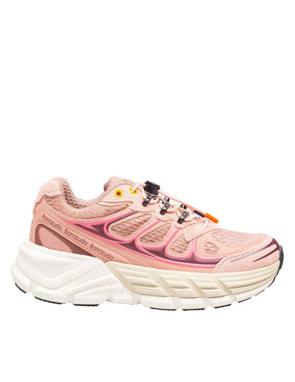 Barracuda Round-One Sneakers aus Funktionsgewebe und Wildleder