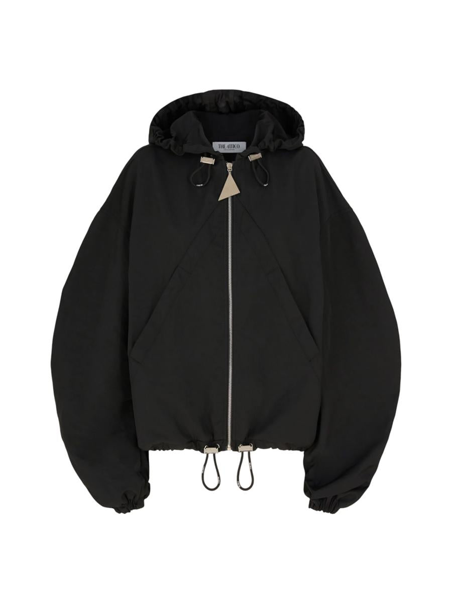 Die schwarze Bomberjacke von Attico