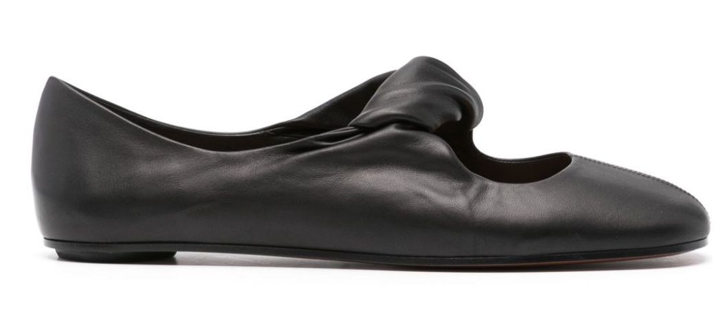 Alexander McQueen Ballerinas mit verdrehtem Detail