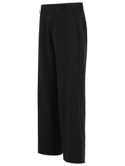 Closed „Jurdy“ – Schwarze Hose aus Polyester-Mischgewebe