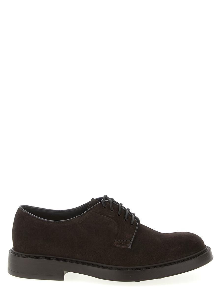 Doucal's Wildleder-Schnürschuhe