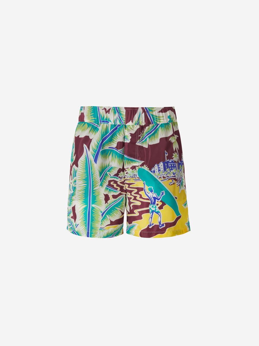 Valentino Garavani Badeshorts mit Blumenmotiv