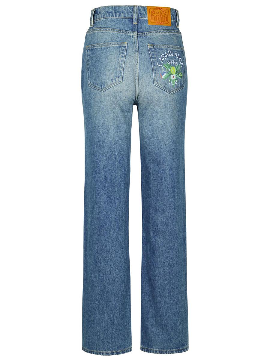 Casablanca Hellblaue Baumwolljeans