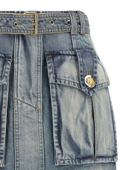 Balmain Cargo-Taschenrock