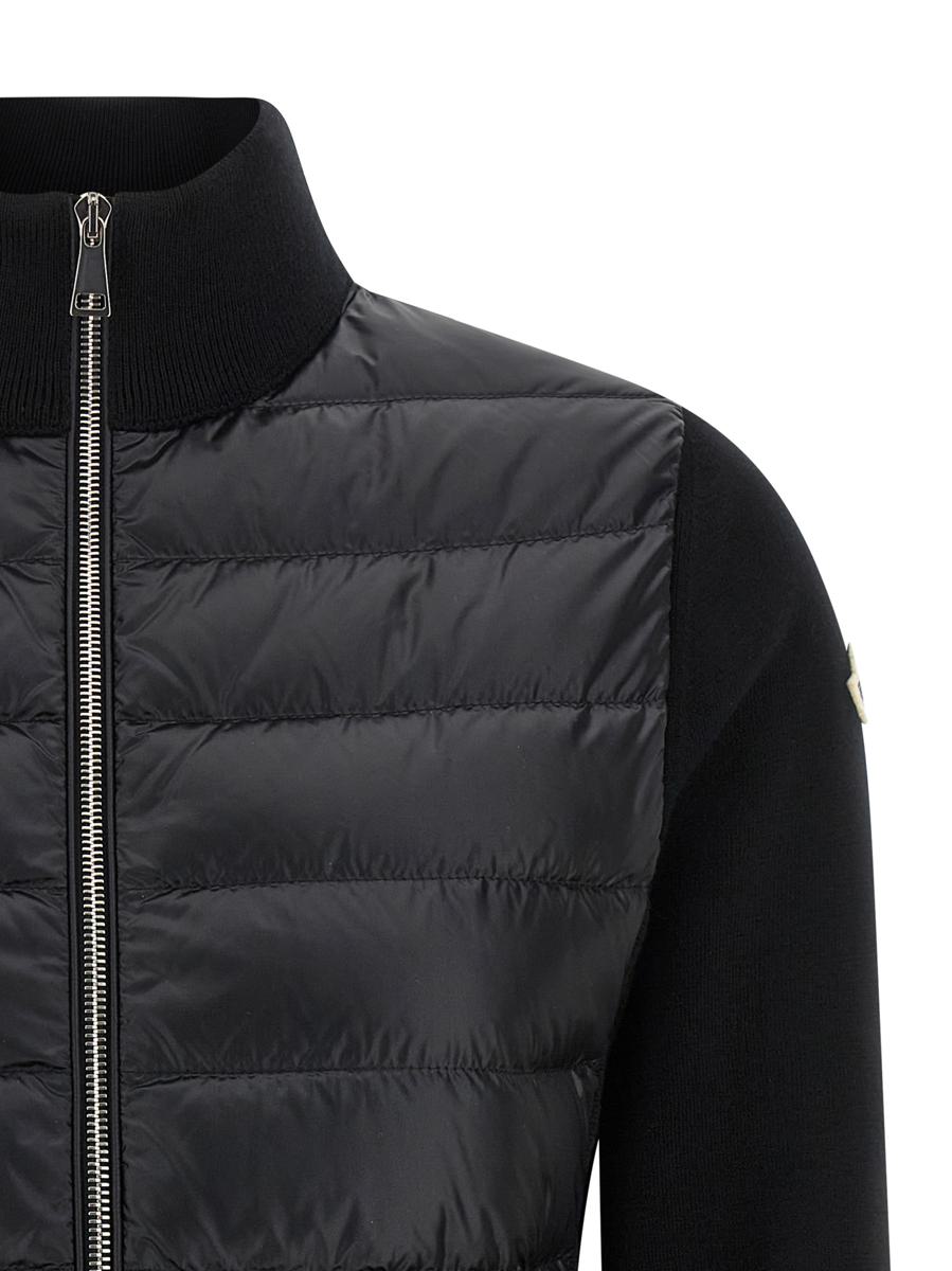 Moncler Zwei-Material-Cardigan