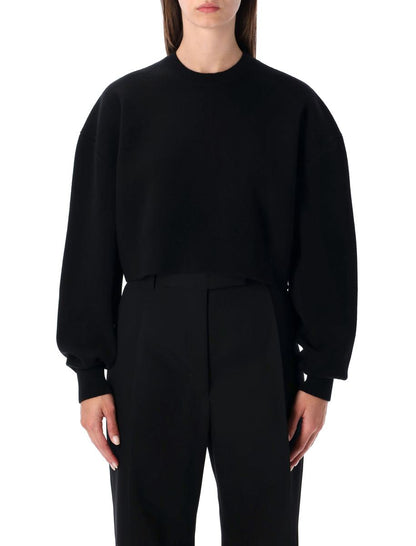 Tom Ford – Kurzer Pullover aus schwarzer Wolle und Kaschmir