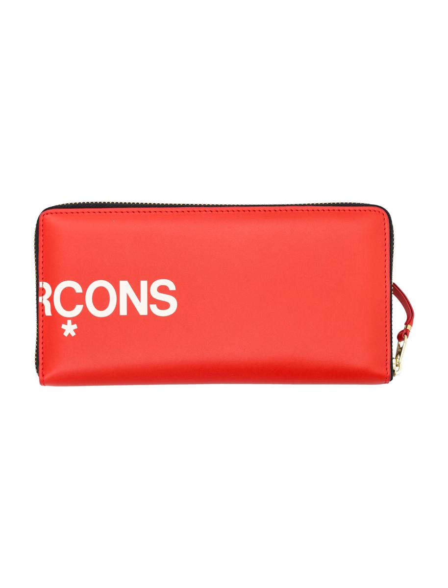 Comme Des Garçons Hugo Logo Reißverschluss-Geldbörse