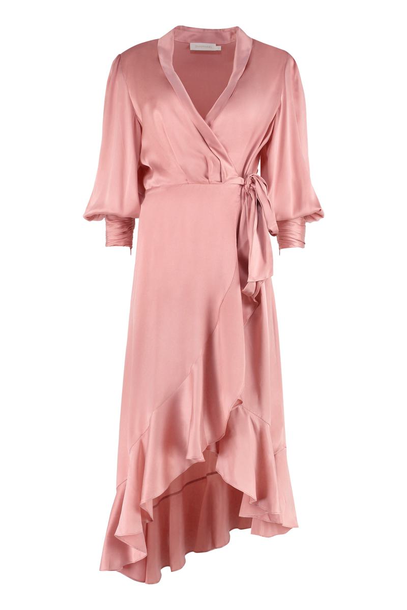 Zimmermann Seiden-Wickelkleid
