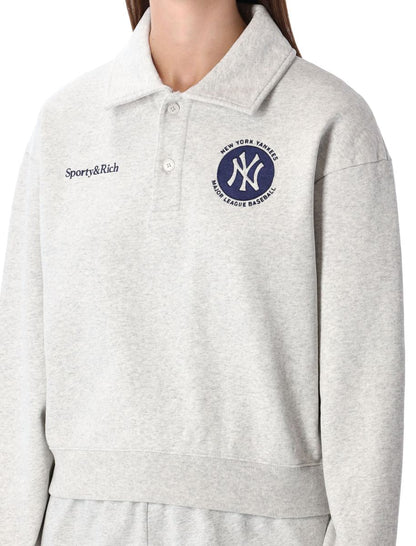 Sporty &amp; Rich – Kurzes Poloshirt aus Baumwolle „Major League“