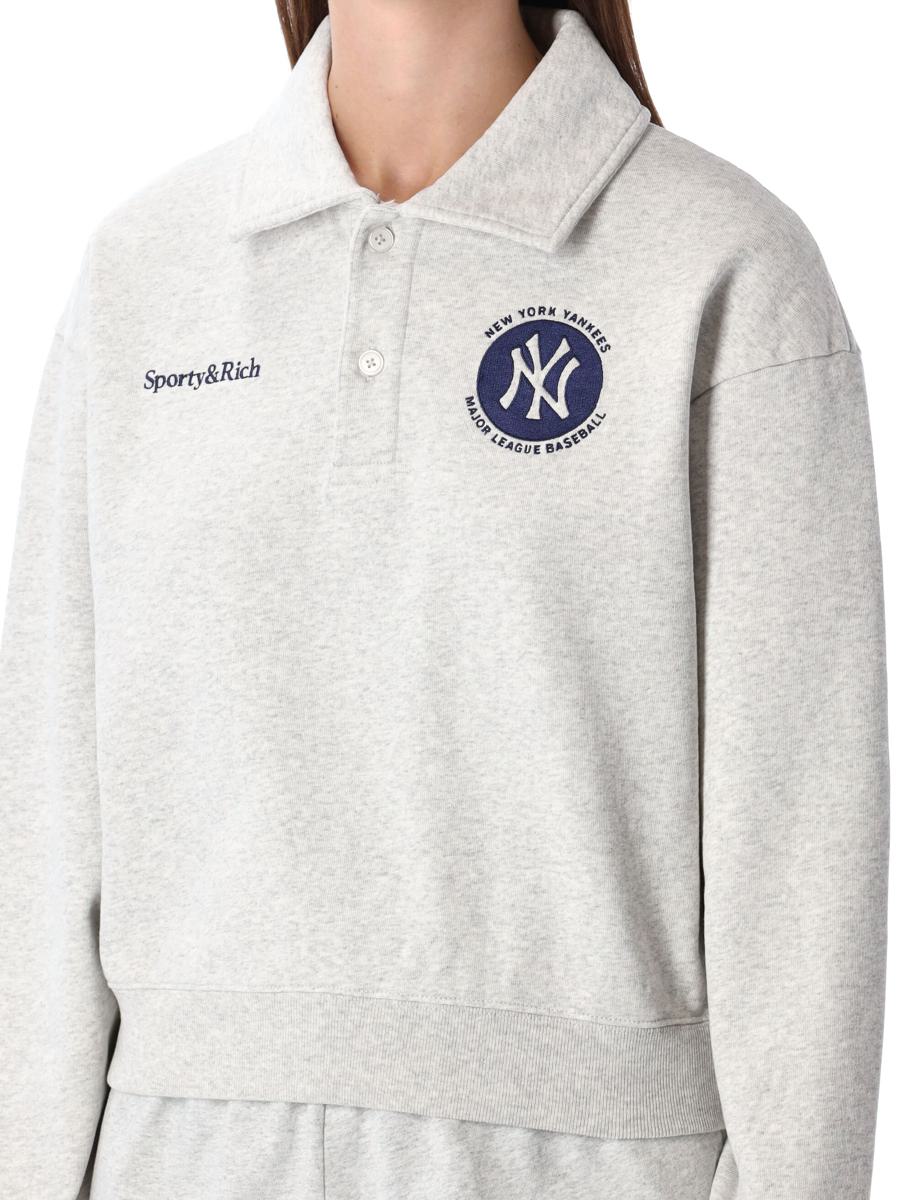 Sporty &amp; Rich – Kurzes Poloshirt aus Baumwolle „Major League“