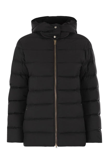 Herno Mittelgroße Daunenjacke mit Kapuze