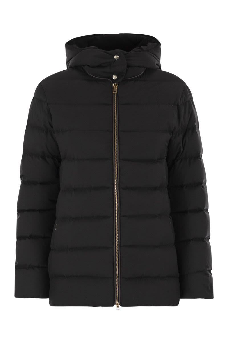 Herno Mittelgroße Daunenjacke mit Kapuze