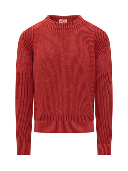Kenzo Kenzo Herren Roter Rundhalspullover