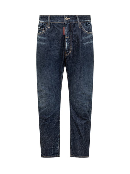 DSQUARED2 Blaue Used Tapered Jeans von Dsquared2