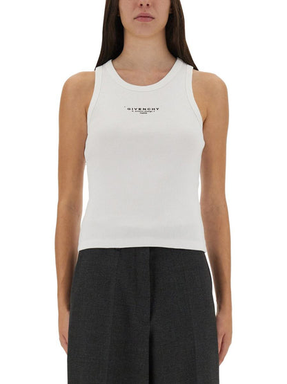 Givenchy – Schmales Tanktop mit Logo-Print
