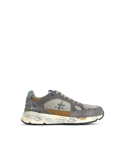 Premiata „Mase“ Mehrfarbige Sneakers aus Ledermischung
