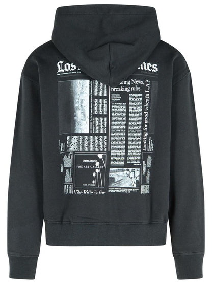 Palm Angels – Schwarzes Baumwoll-Sweatshirt