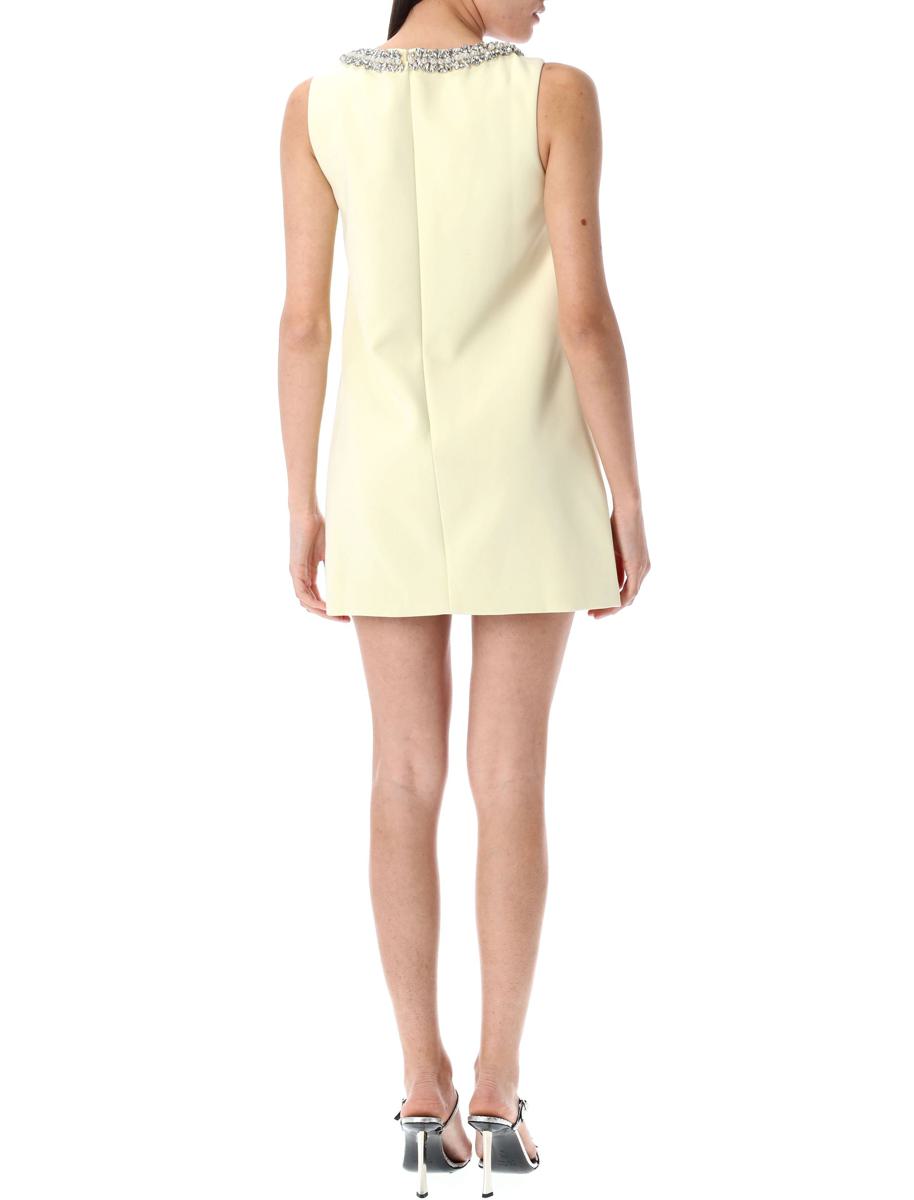 Self-Portrait – Minikleid aus Krepp mit Schleife
