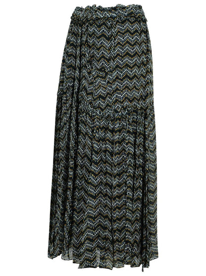 Schwarzer Viskoserock „Veronique“ von Isabel Marant Étoile