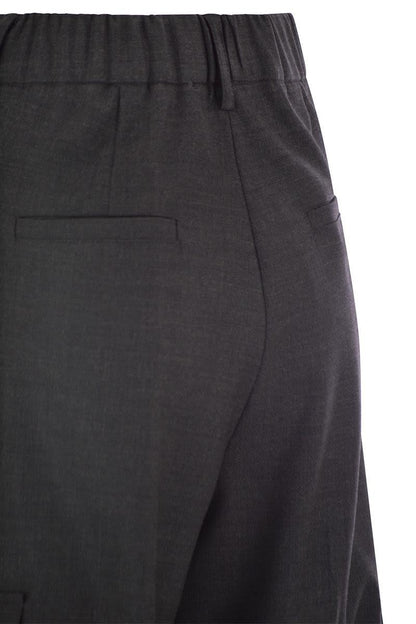 Herno Cargohose aus Woll-Viskose-Mix