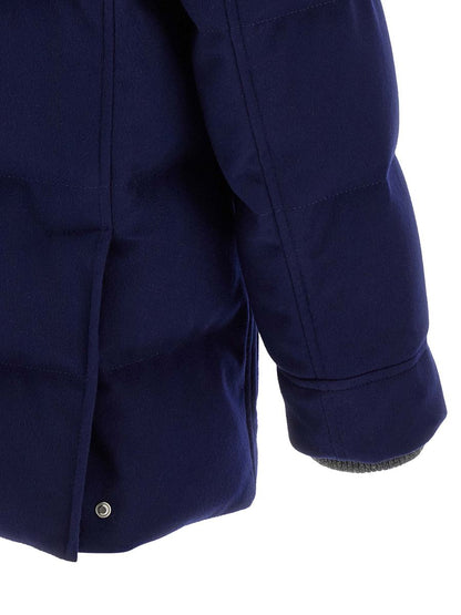 Brunello Cucinelli Flanell-Daunenjacke