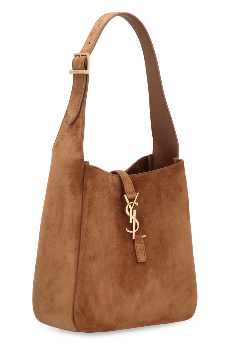 Saint Laurent Le 5 À 7 Piccola Wildlederhandtasche