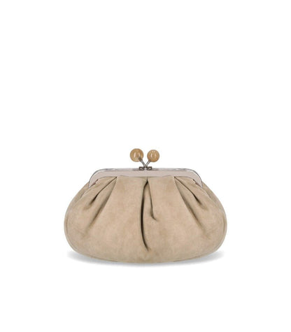 Weekend Max Mara Pasticcino Valois Kleine beige Clutch