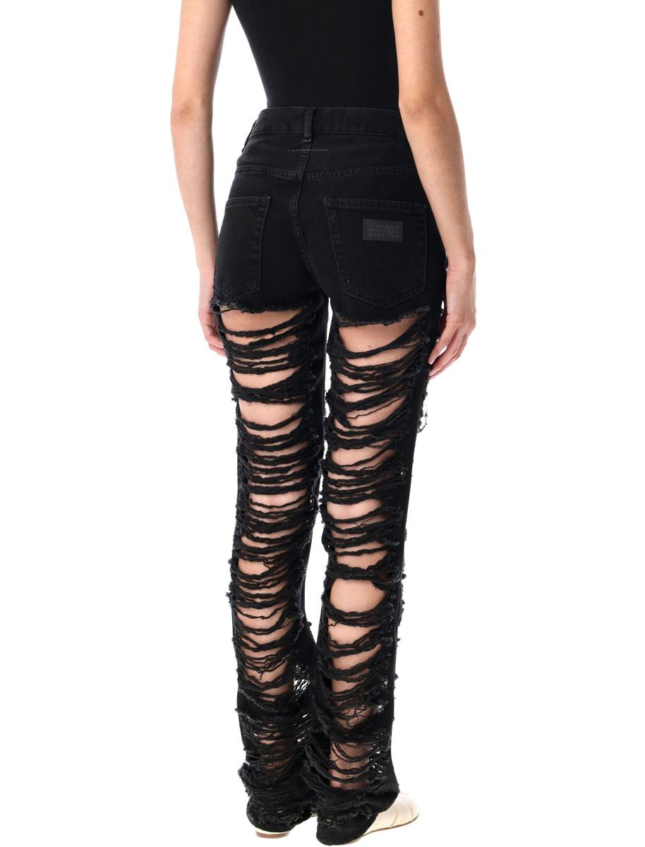 MM6 Maison Margiela – Slim-Fit-Jeans im Used-Look