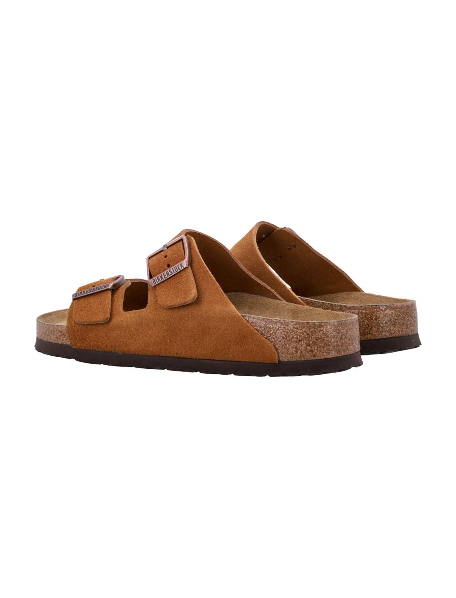 Birkenstock Wildleder Arizona Sandalen Nerzbraun