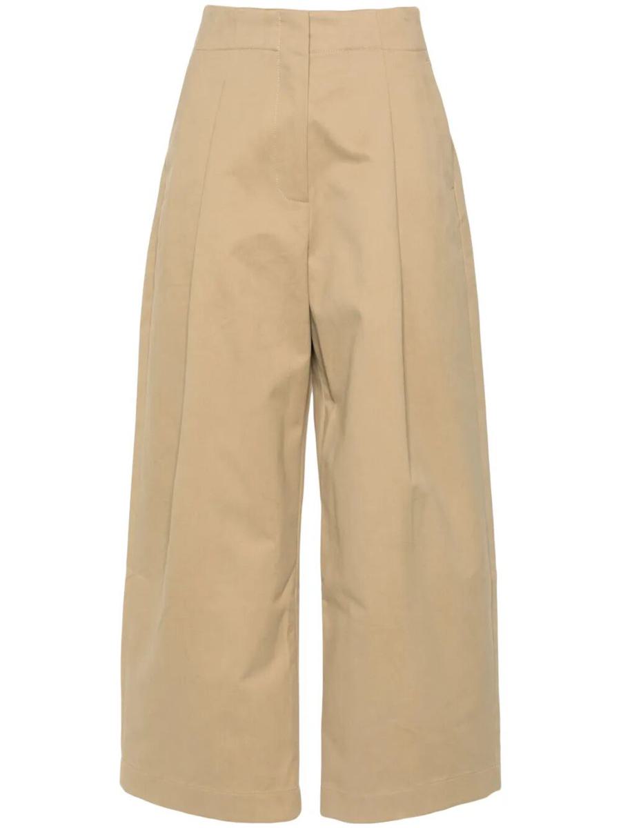 Studio Nicholson „Dordoni“ Knöchellange Hose mit tiefem Bundfaltenvolumen