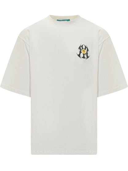 Barrow – Weißes Barrow-T-Shirt mit Tribal-Print
