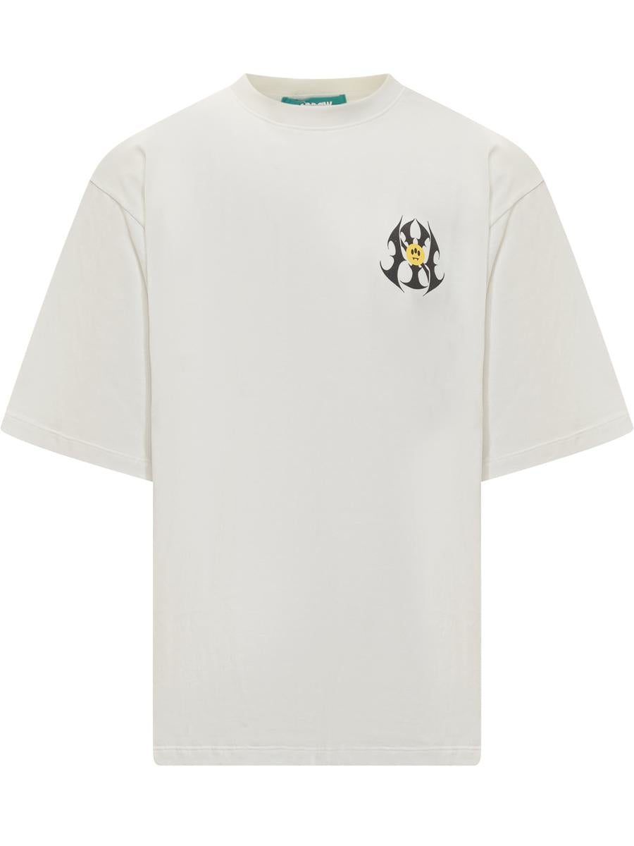 Barrow – Weißes Barrow-T-Shirt mit Tribal-Print
